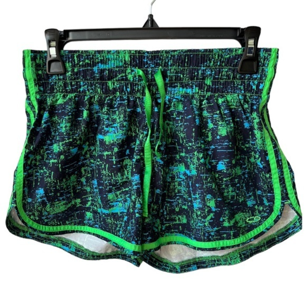Champion abstract printed running‎ shorts Sz M